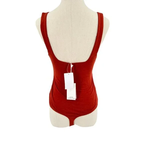 Good American Modern Tank Bodysuit Brick | 3XL - Picture 2 of 10